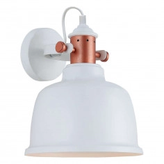 Kinkiet LAMPA ścienna TREPPO MBM-2987/1 W Italux industrialna OPRAWA regulowana loft biała