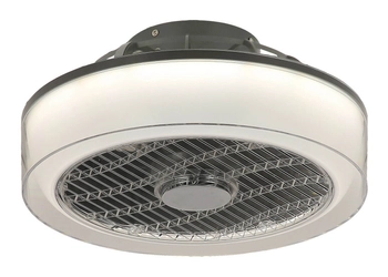LAMPA sufitowa DALFON 6857 Rabalux metalowa OPRAWA plafoniera okrągła LED 30W 3000K - 6000K wiatrak wentylator szary
