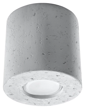 LAMPA sufitowa SL.0488 okrągła OPRAWA natynkowa tuba downlight beton