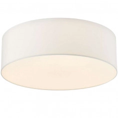 LAMPA sufitowa SPACE L 30653601 Kaspa abażurowa OPRAWA plafon okrągły biały