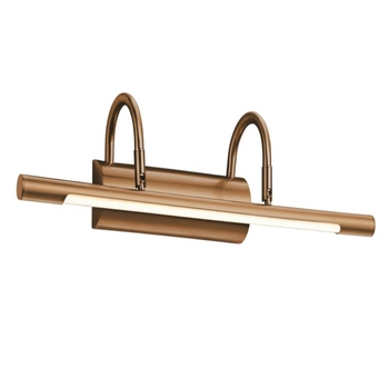 Kinkiet ścienny CUADRO 225210104 Trio LED 8W 3000K galeryjka mosiądz