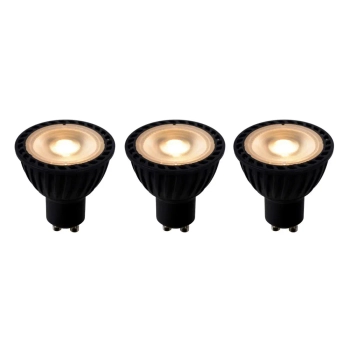 Żarówki zestaw 49009/15/30 GU10 LED 5W 2200-3000K 320LM czarne