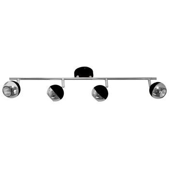 Spot LAMPA sufitowa BIANCA 2502404 Spotlight regulowana OPRAWA metalowa reflektorki czarne chrom