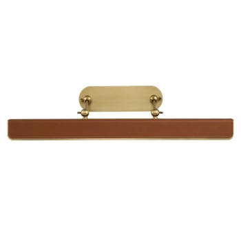 Lampa ścienna galeryjka Valise QN-VALISE-PL-L-VBS-CL LED 30W 2575K mosiądz