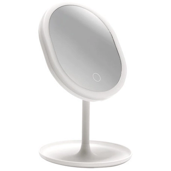 Biała lampa stojąca Princessa LED 3W lusterko do makijażu