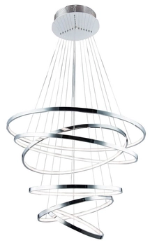 Ledowa lampa wisząca Wheel AZ2990 LED 140W 3000K do jadalni chrom