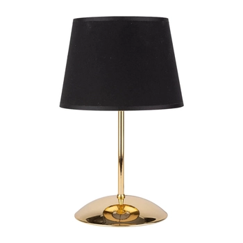 Stołowa lampka do salonu GLORY 5496 TK Lighting abażurowa czarna złota