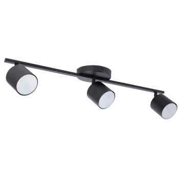 Regulowana sufitowa lampa Mila 3 41342 na belce do salonu czarny