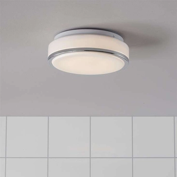 Plafon LAMPA sufitowa GLOBAL 22 105959 Markslojd okrągła OPRAWA LED 7W 3000K do łazienki IP44 chrom biała