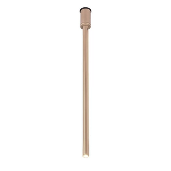 Sufitowa podłużna lampa tuba ALHA 9683 Dohar metalowa platynowa