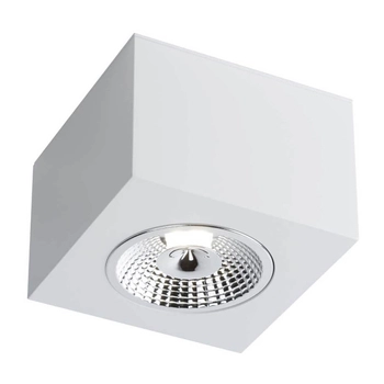 LAMPA sufitowa TAMBA 7061 Shilo kwadratowa OPRAWA metalowa downlight kostka cube biała