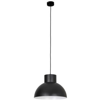 Industrialna LAMPA wisząca WORKS 6613 Nowodvorski metalowa OPRAWA kuchenna ZWIS high bay nad wyspę kopuła czarna