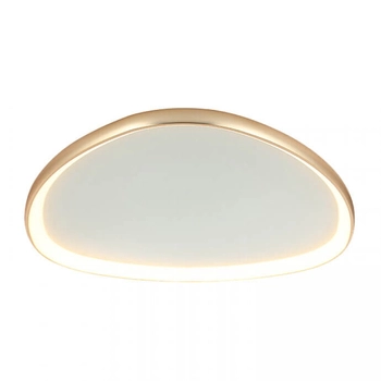 Ledowy plafon sufitowy 23088 LED 32W 3000K owalny do kuchni złoty