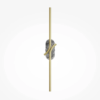Lampa ścienna Renaissance MOD256WL-L5BS3K2 LED 6W 3000K pręty mosiądz szary