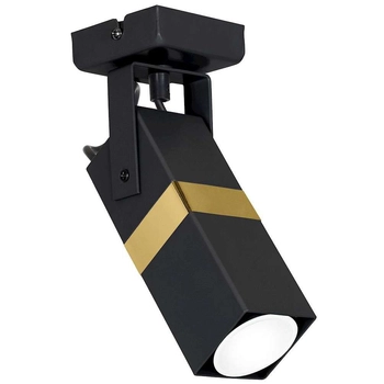 Sufitowa LAMPA spot VIDAR MLP6277 Milagro skandynawska OPRAWA metalowy downlight regulowany czarny
