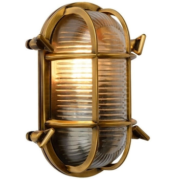 Elewacyjna LAMPA zewnętrzna DUDLEY 11891/20/02 Lucide industrialna OPRAWA metalowa outdoor IP44 złota
