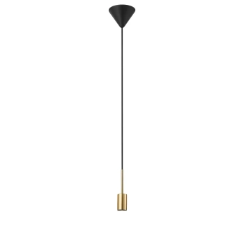Wisząca lampa do sypialni Paco 2112053035 na kablu mosiądz