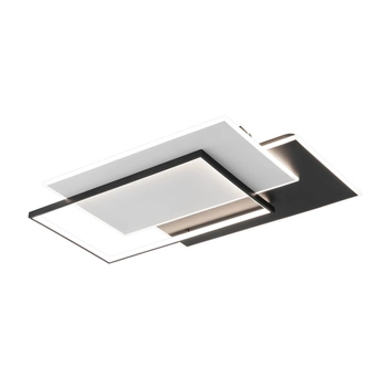 Plafoniera Lagos K-8194 LED 118W 4000K prostokątna metalowa czarna biała