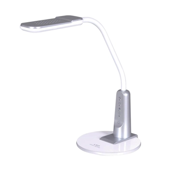 Lampa stojąca Timo K-BL1391 Kaja LED 6W srebrna z elastycznym ramieniem