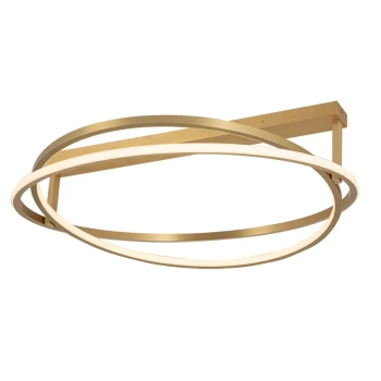 Regulowana lampa sufitowa 22018 LED 56W 3000K ringowa złoty