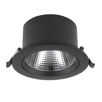 Wpustowa lampa punktowa Egina 10557 Nowodvorski LED 15W 3000K oczko czarna