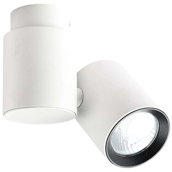 LAMPA sufitowa BOSTON LP-741/1W WH/BK Light Prestige metalowa OPRAWA regulowany plafon tuby białe czarne