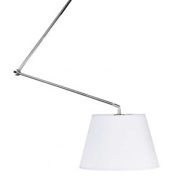 Wisząca lampa regulowana Adam AZ1841+AZ2602 Azzardo do salonu satyna biała