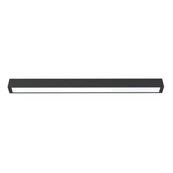 Natynkowa lampa sufitowa STRAIGHT CEILING 7598 czarny plafon