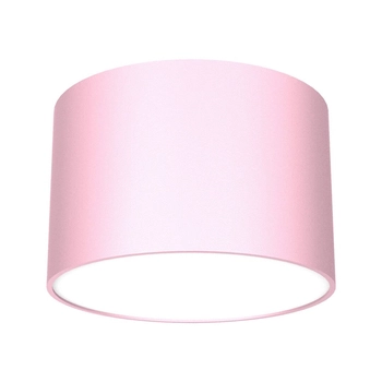 Różowa lampa natynkowa Dixie okrągły plafon do kuchni