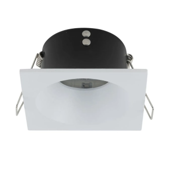Sufitowe oczko wpuszczane PRISMA białe kwadratowe 1xGU10 IP65 10582
