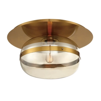 Sufitowa lampa do jadalni Nottingham QN-NOTTINGHAM-F-M-AB vintage mosiądz