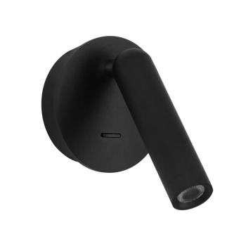 Kinkiet ścienny tuba Carda WL-64834-1-BK LED 2,5W 3000K do czytania czarny