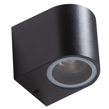Czarny kinkiet na taras Rimini AZ4265 Azzardo IP54 lampa ścienna 