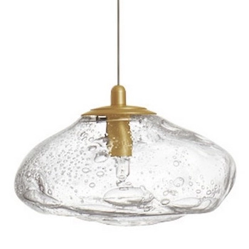 Wisząca lampa glamour NAYARIT LE42898 do salonu crystal złota