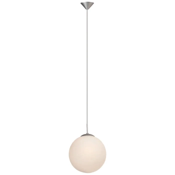 Kulista lampa wisząca Fantasia 93277/05 okrągła srebrna biała