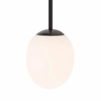 Sufitowa lampa łazienkowa Ice Egg 8124 IP44 jajo metalowa biały czarny