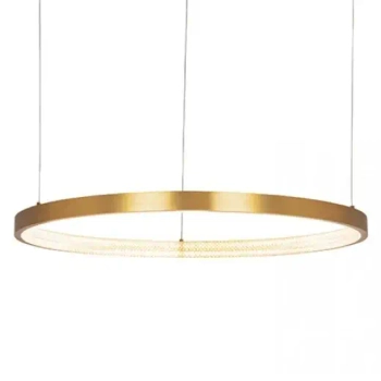 Nad łóżko wisząca lampa 2007 LED 53W 3000K ringowa złoty