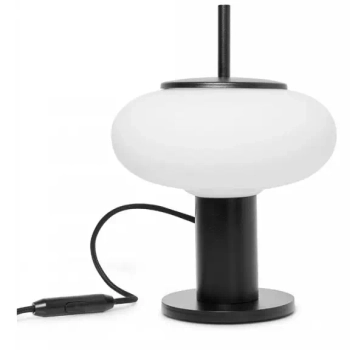 Lampka nocna do sypialni Torni TOS122P1 z wtyczką kula czarny