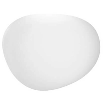 Owalna lampa stojąca Pebble ES-ST004 Step LED 5W RGBW IP54 stone biała