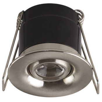 Regulowana LAMPA wpust GOL LED C 03887 Ideus okrągła OPRAWA sufitowa LED 1,6W 4000K metalowa stropowa chrom