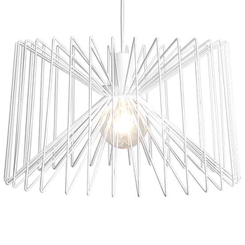 LAMPA wisząca NESS 6767 Nowodvorski industrialna OPRAWA geometryczny ZWIS metalowy biała