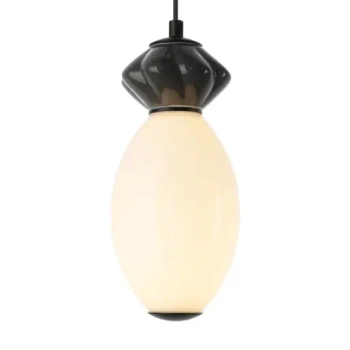 Lampa wisząca do sypialni Balos PND-94921-1B-BK LED 7W 3000K ceramiika czarna