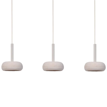 Podłużna wisząca lampa Otto 3 41403 regulowana kule beżowy