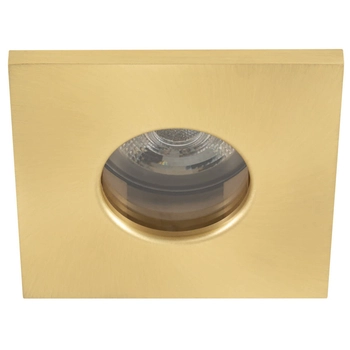 Lampa sufitowa podtynkowa Bahia 10712 IP44 kwadratowa mosiężna złota