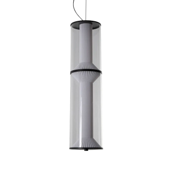 Szklana lampa wisząca Aeris LP-2137/2P TR LED 25W CCT tuba przezroczysty