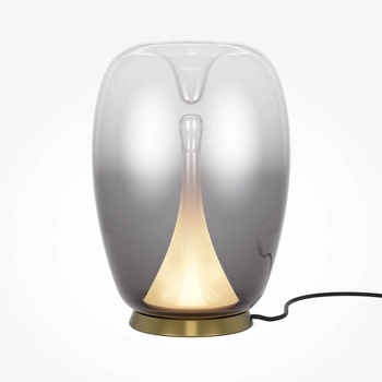 Stołowa lampka Splash MOD282TL-L15G3K Maytoni LED 9W 3000K do sypialni złota przydymiona