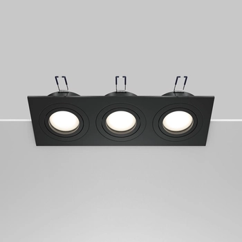 Sufitowa lampa wpuszczana Atom DL024-2-03B spot czarny