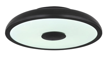 Lampa sufitowa Raffy 41366B z głośnikiem LED 18W czarna