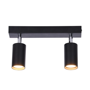 Sufitowa lampa kierunkowa Monti K-4726 Kaja czarne tuby do przedpokoju