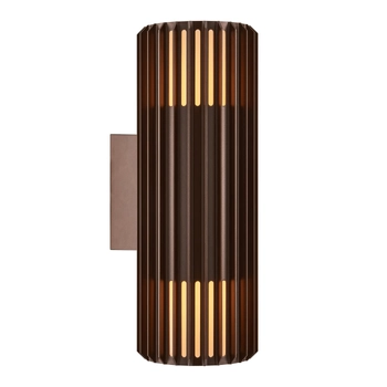 Elewacyjna lampa na ścianę tuba ALUDRA 2418121261 IP54 brązowy